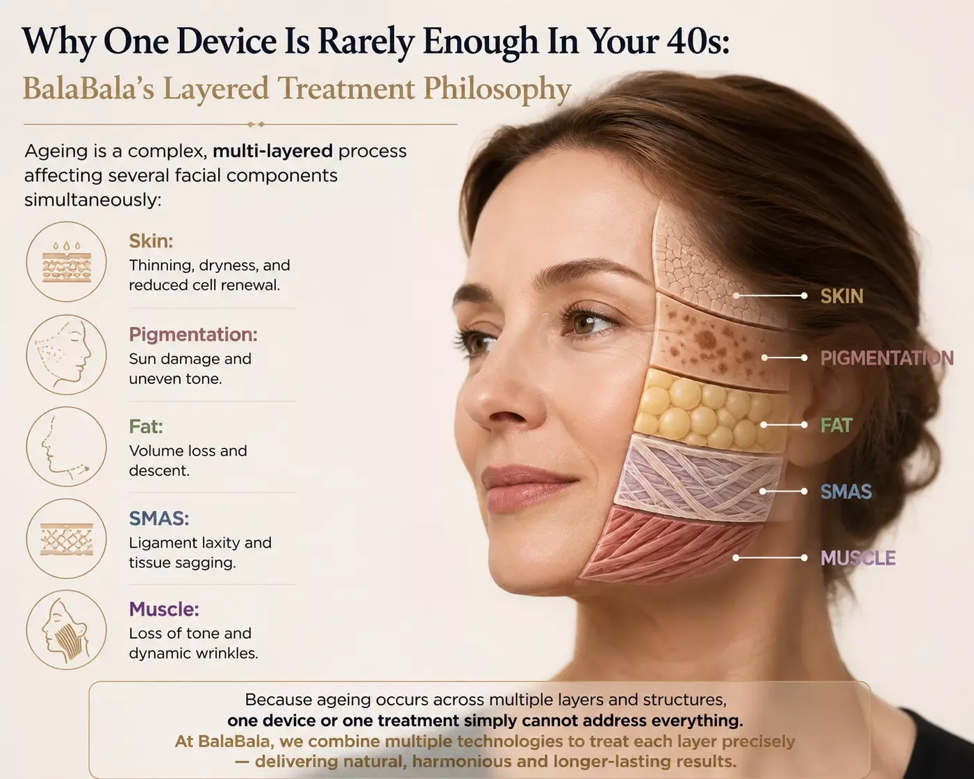 Skin multi-layered